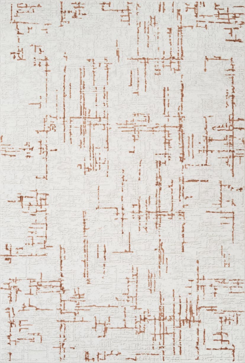 Troy Area Rug NO256 BEIGE ROSE