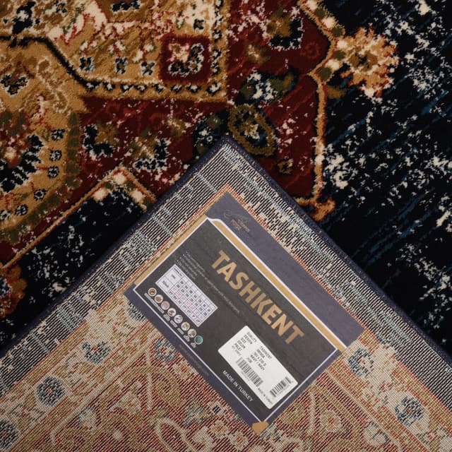 Tashkent 6080A Area Rug Navy/Navy — photo 6