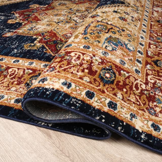 Tashkent 6080A Area Rug Navy/Navy — photo 5