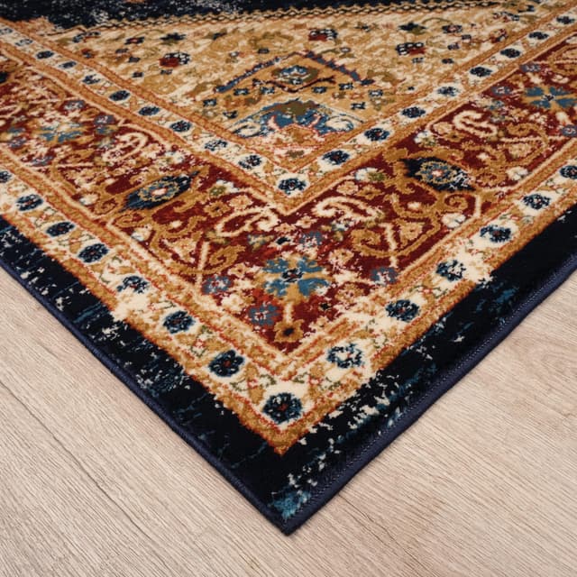 Tashkent 6080A Area Rug Navy/Navy — photo 7