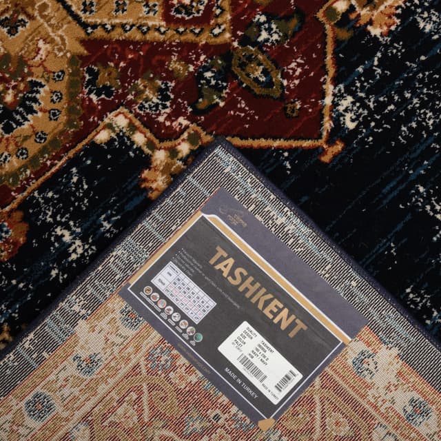 Tashkent 6080A Area Rug Navy/Navy — photo 9