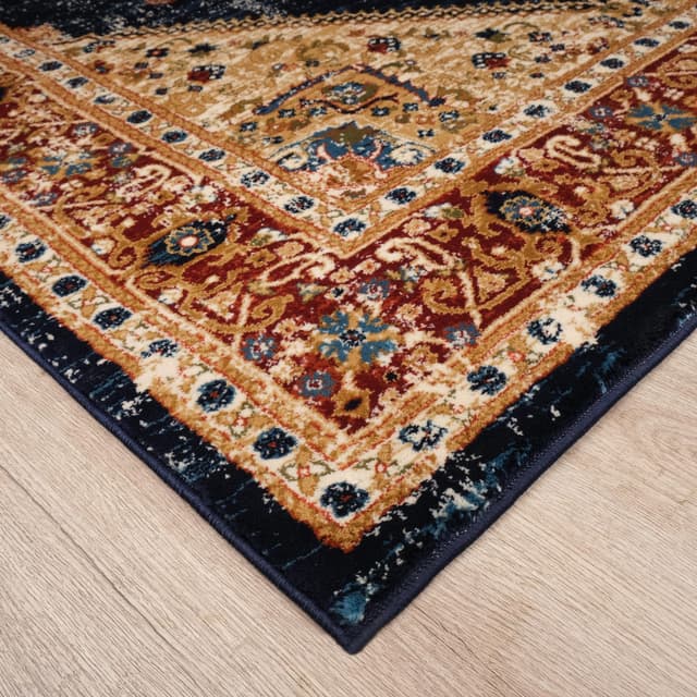 Tashkent 6080A Area Rug Navy/Navy — photo 10