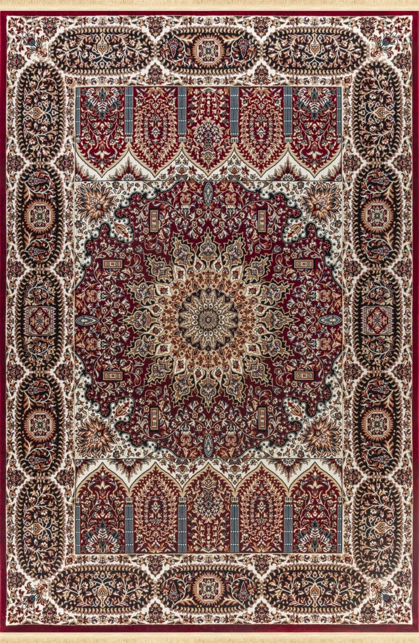 Sultan D528B Area Rug Red