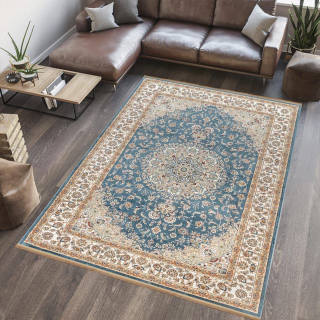 Sultan A019G Area Rug Blue/Cream — photo 3
