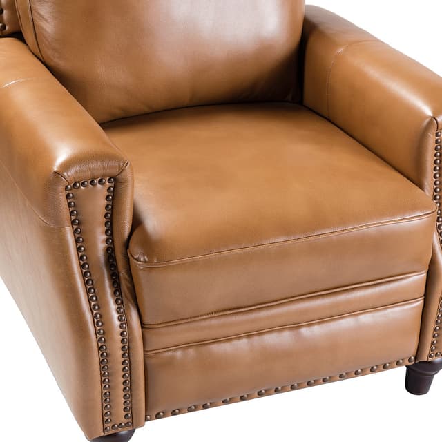 Amil Genuine Leather Recliner — photo 7