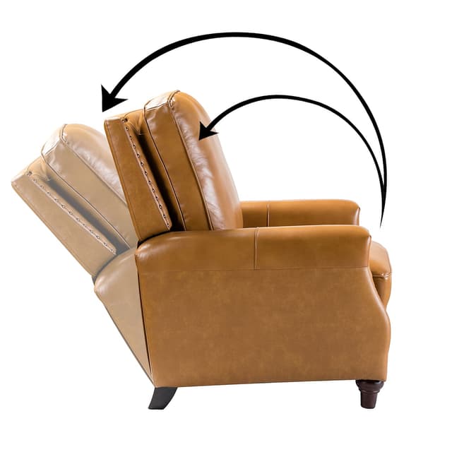 Amil Genuine Leather Recliner — photo 5
