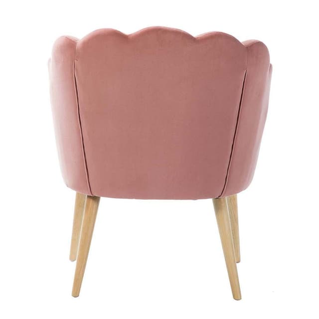 Flora Scalloped Velvet Arm Chair — photo 4