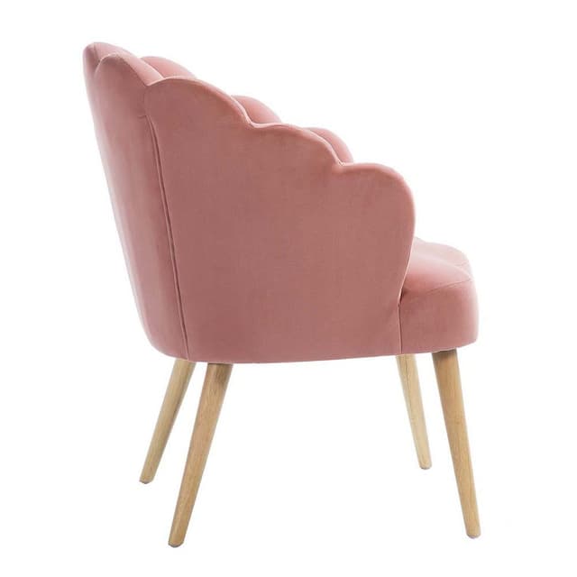 Flora Scalloped Velvet Arm Chair — photo 5