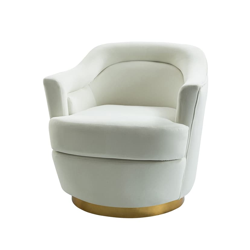 Burkhard Swivel barrel Chair
