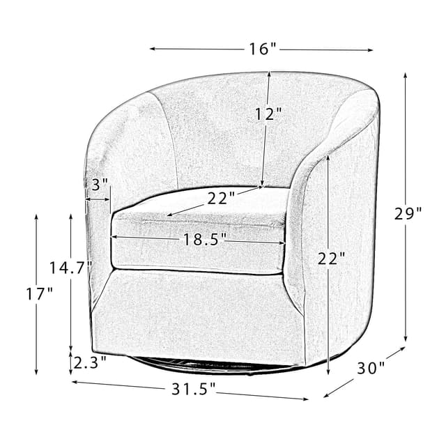 Amarante Swivel Chair — photo 6