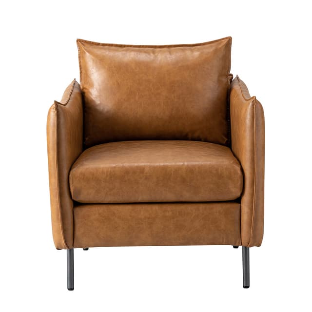 Georges Vegan Leather Armchair — photo 3