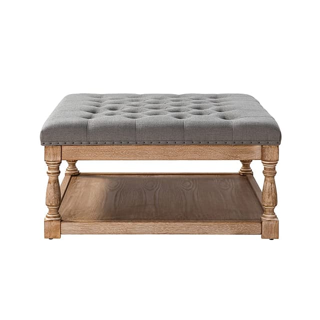 Boyan Shelved Tufted Cocktail Ottoman — photo 4