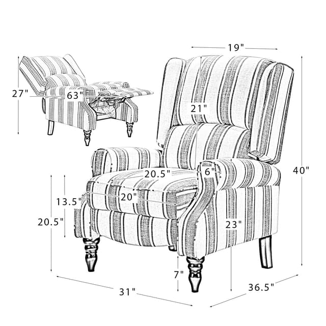 Asikli Manual Recliner — photo 6