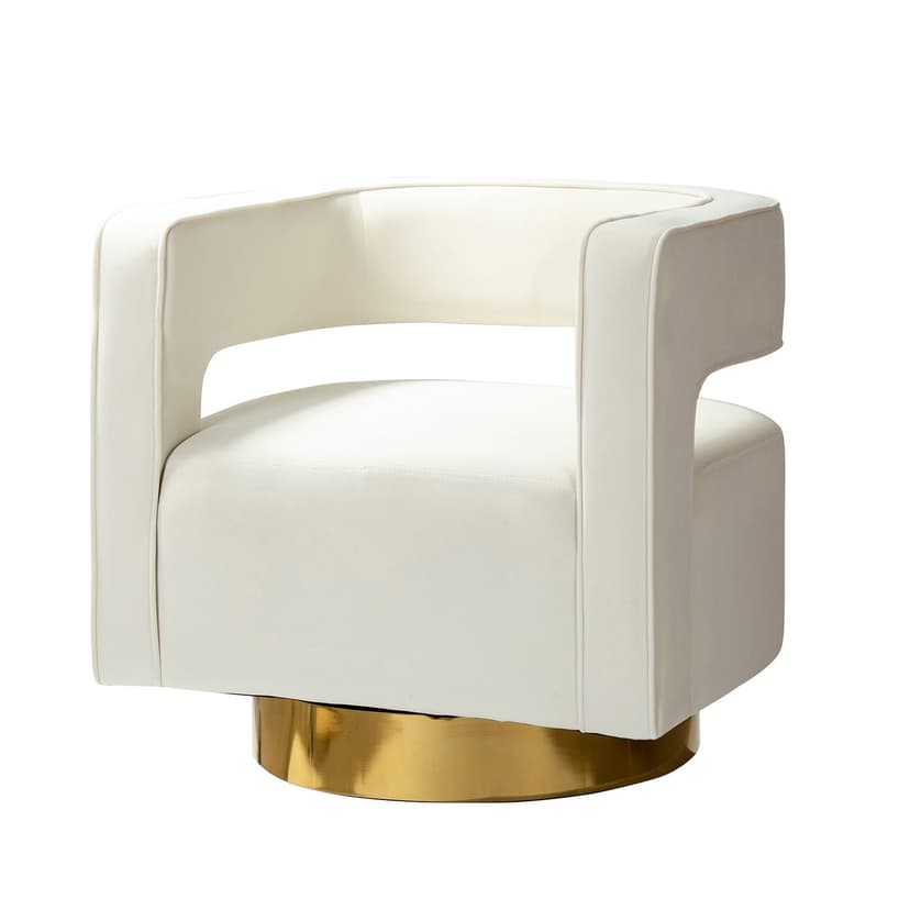 Blanca Swivel Barrel Chair