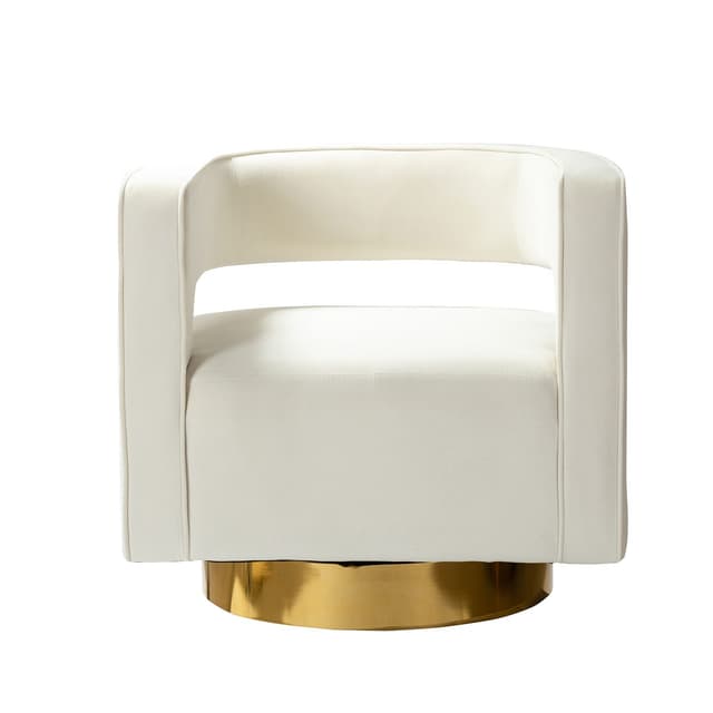 Blanca Swivel Barrel Chair — photo 3