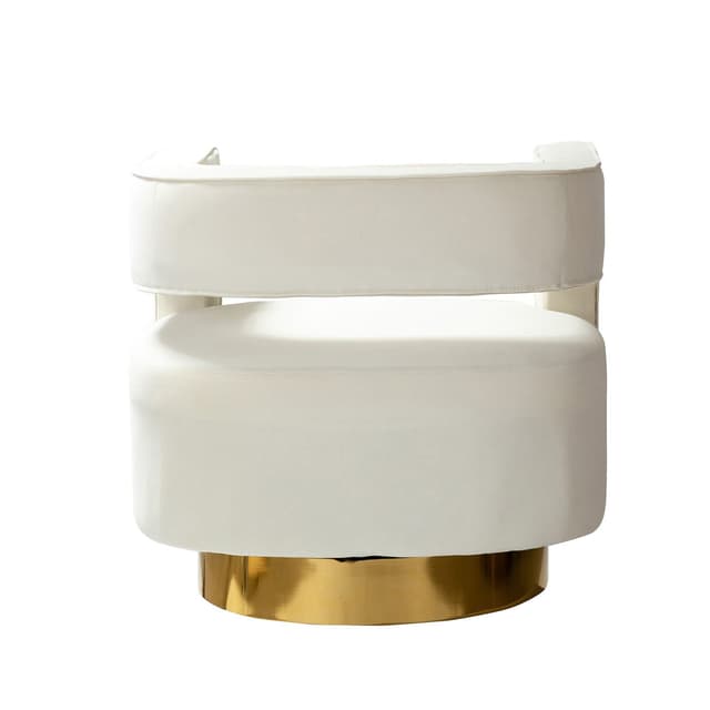 Blanca Swivel Barrel Chair — photo 4