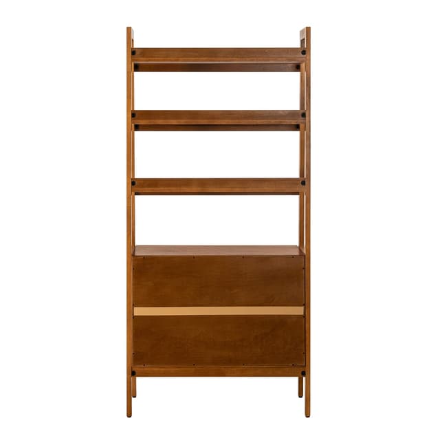 Andrés Solid Wood Ladder Bookcase — photo 4