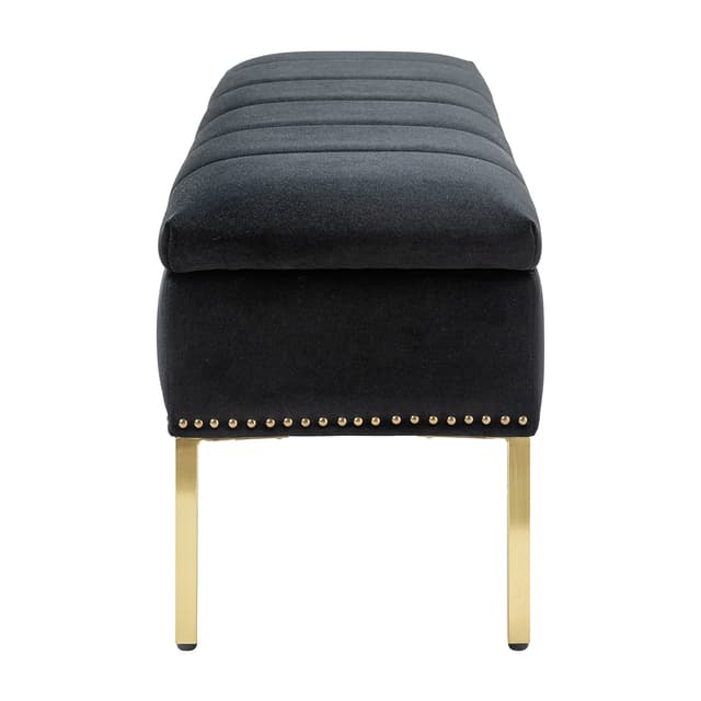 Fabio Upholstered Flip Top Storage Bench — photo 5