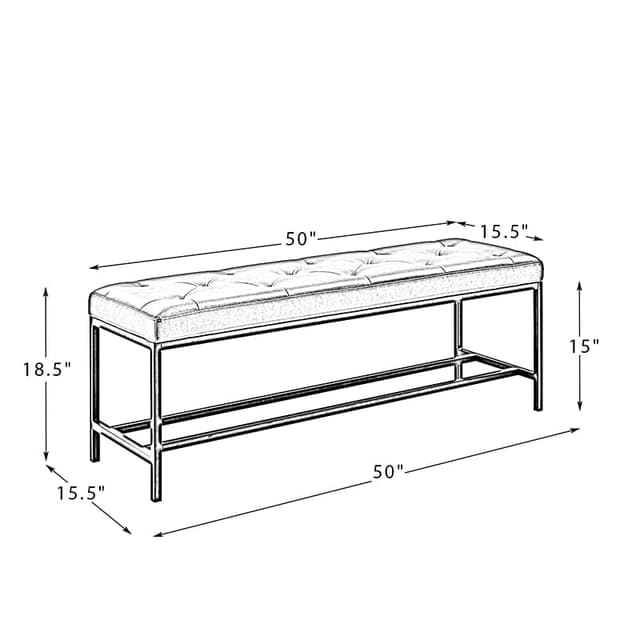 Jakob Upholstered Bench — photo 5