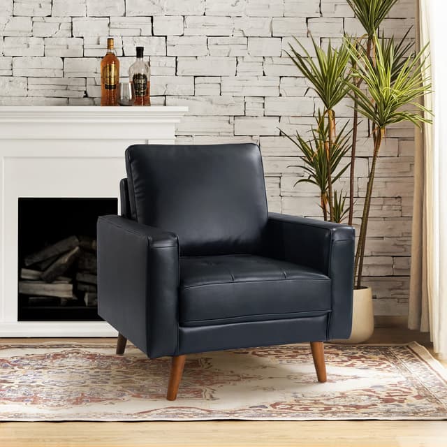 Aurelian Genuine Leather Armchair — photo 2
