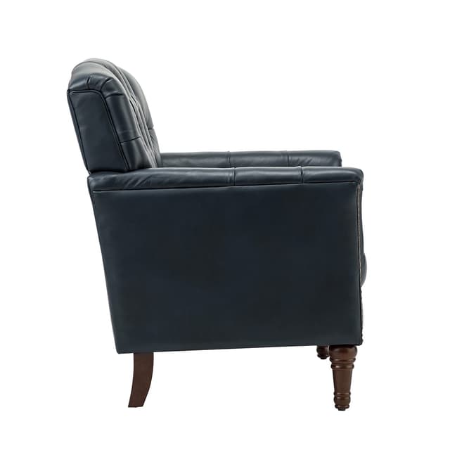 Elijah Genuine Leather Armchair — photo 5