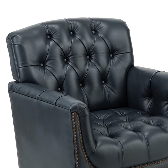 Elijah Genuine Leather Armchair — photo 7