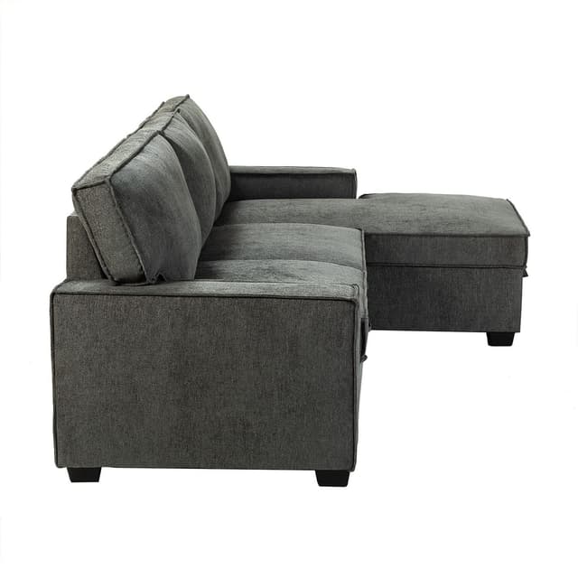 Celadon Pull Out Sleeper Sofa & Chaise — photo 5