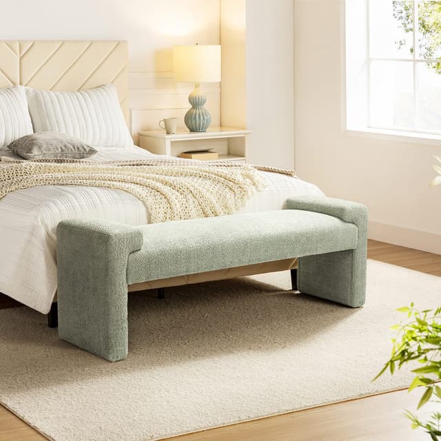 Severin Upholstered Bench — photo 2