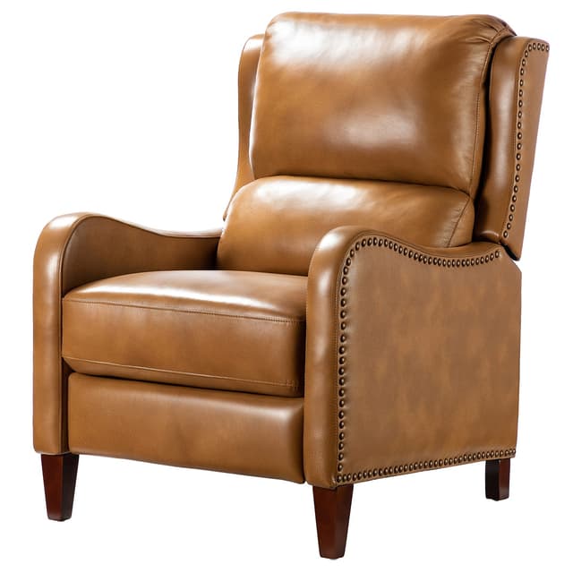 Hyde Genuine Leather Recliner — photo 1
