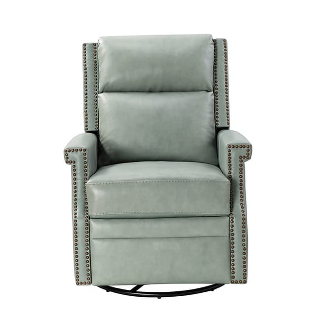 Louise Genuine Leather Swivel Rocker Recliner (RCCZ0933) — photo 3