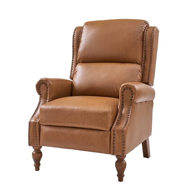 Rosalie Vegan Leather Manual Recliner — photo 1