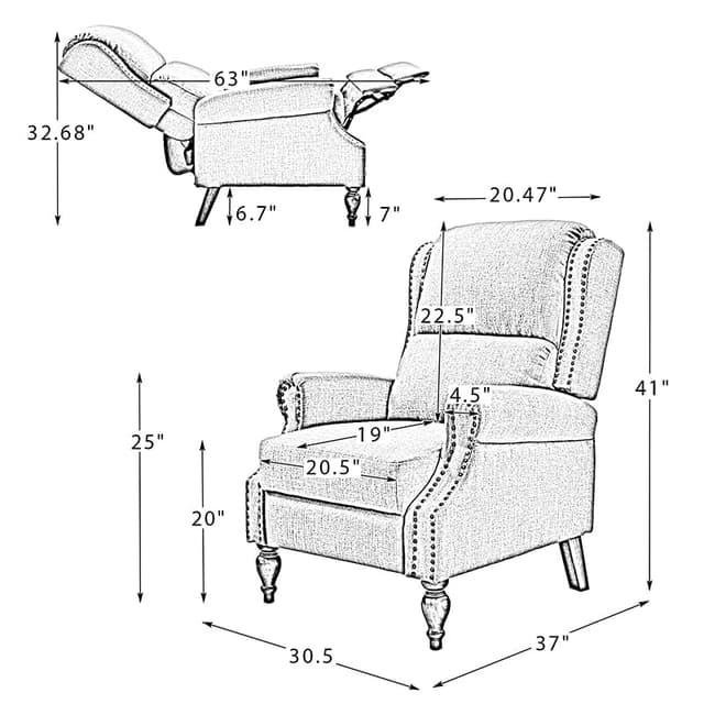 Rosalie Manual Recliner — photo 6