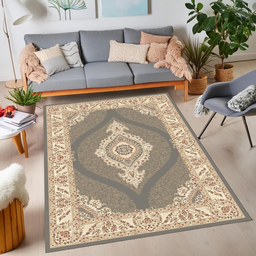 Royal Plus 5022 Area Rug Grey/Cream