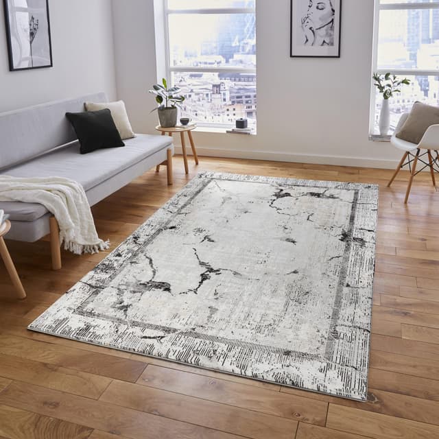 Merry MR334A Area Rug Grey/Black — photo 2