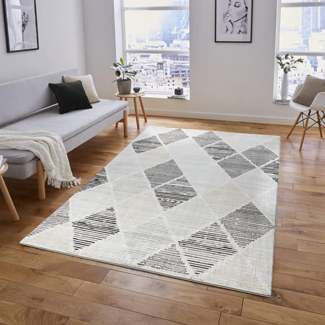 Merry MR445 Area Rug Grey Black — photo 2