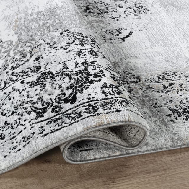 Merry MR252A Area Rug Grey/Black — photo 3