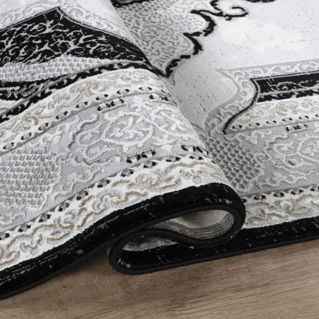 Merry MR226A Area Rug Grey/Black — photo 3