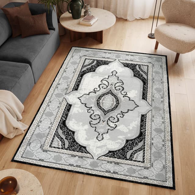 Merry MR226A Area Rug Grey/Black — photo 2