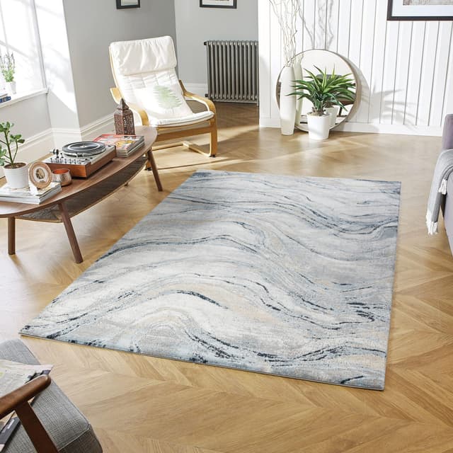 Merry MR108A Area Rug Grey/Navy — photo 2