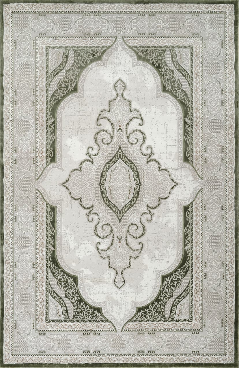 Merry MR226A Area Rug Cream/Green