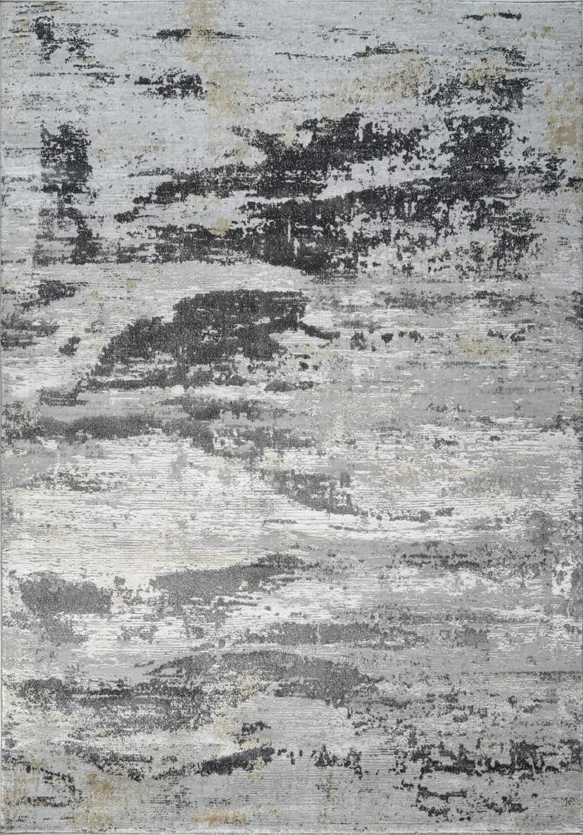 Li Paris LP272 Area Rug Grey/Black
