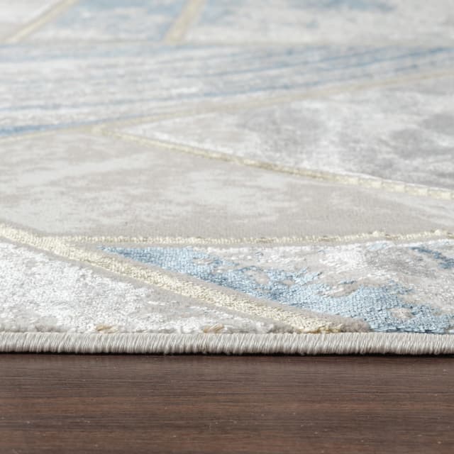 Li Paris LP203 Area Rug Cream/Blue — photo 5