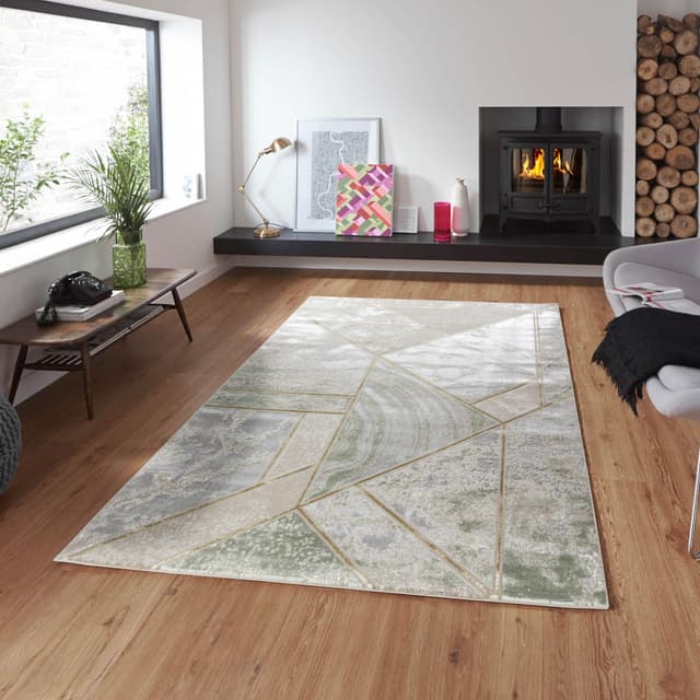Li Paris LP203 Area Rug Cream/Green — photo 2