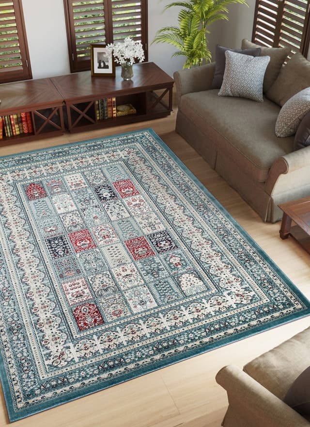 Hereke 4763 Area Rug Blue — photo 3