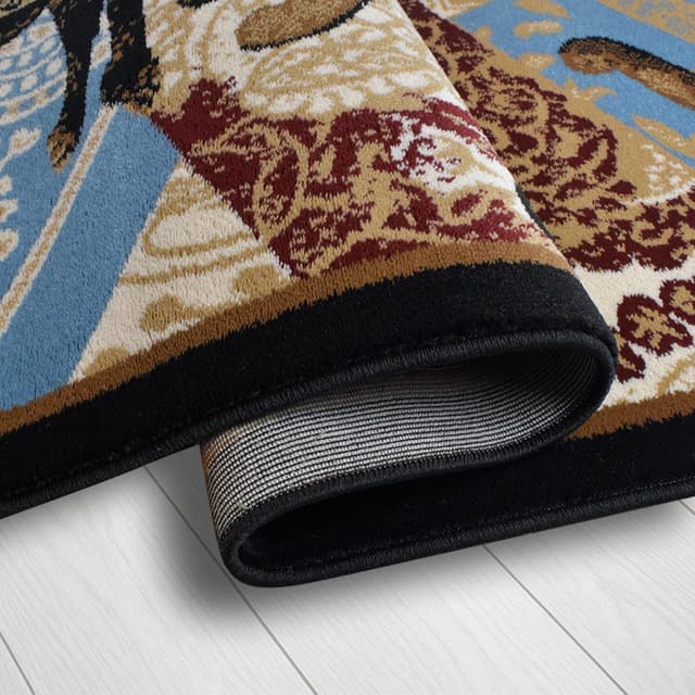 Great West Area Rug WRGLR-H10010 Rose Blue Beige — photo 3