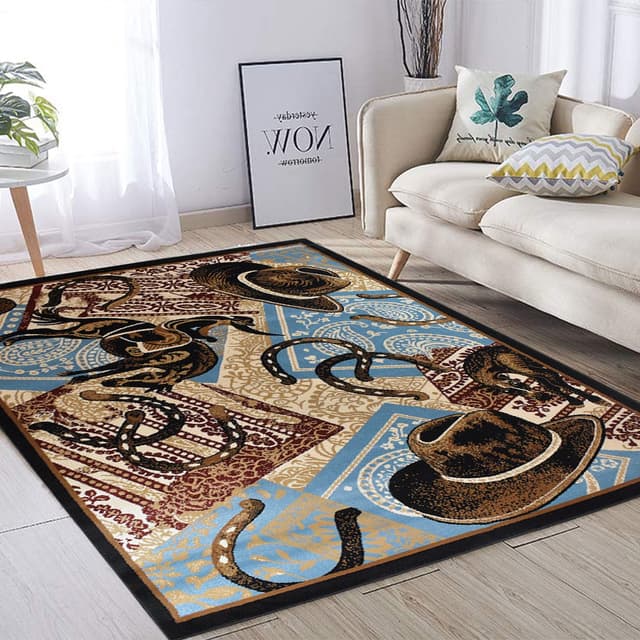 Great West Area Rug WRGLR-H10010 Rose Blue Beige — photo 2