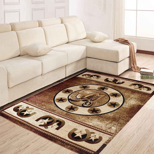 Great West Area Rug WRGLR-H10009 Brown Beige — photo 2