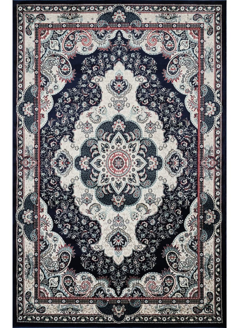 Hereke 470 Area Rug Navy