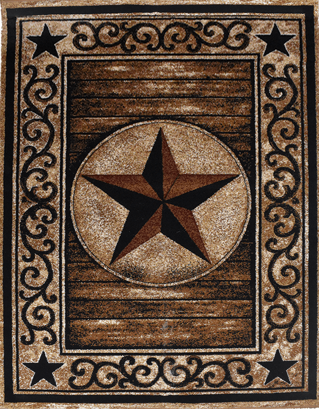 Great West Area Rug TS-VR1303 Brown — photo 1
