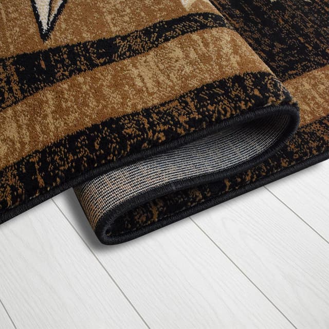 Great West Area Rug TS-5220 Black/Brown — photo 3